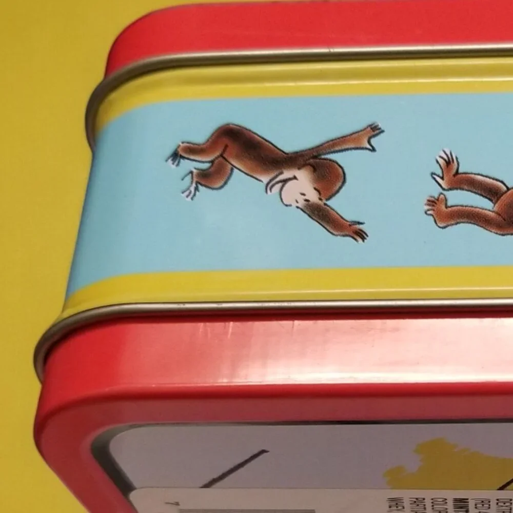 Sealed Curious George MIni Lunch Box 1998 Ltd Ed Collector's Mini Tin W/Candies